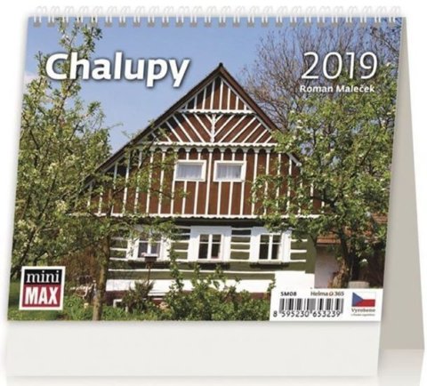 Maleček Roman: Kalendář stolní 2019 - Minimax Chalupy