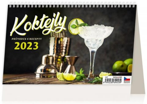 neuveden: Kalendář stolní 2023 - Koktejly