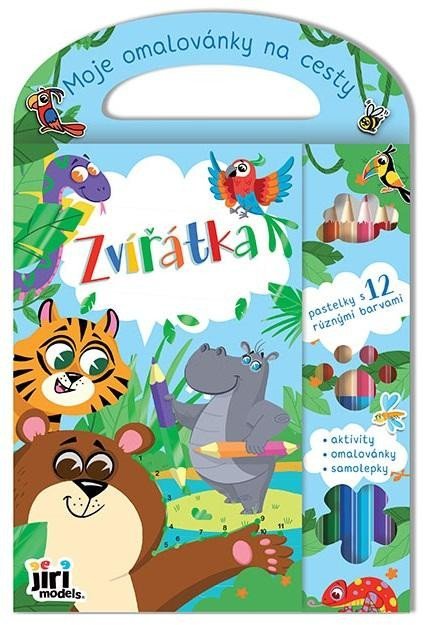 neuveden: Moje omalovánky na cesty Zvířátka