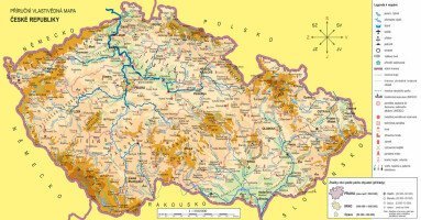 neuveden: Náhradní mapa k učebnici Vlastivěda 4 - Poznáváme naši vlast