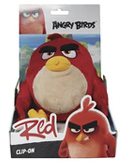 neuveden: Angry Birds: Red - 14 cm plyšová hračka s nylon přívěskem