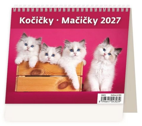: Kalendář stolní 2027 - MiniMax Kočičky