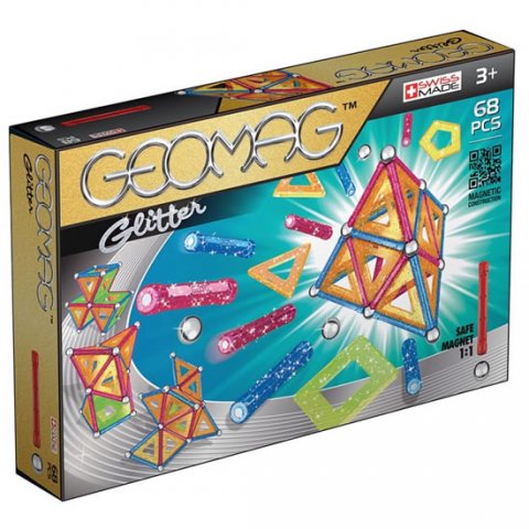 neuveden: Geomag Glitter 68 dílků