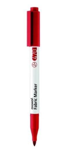 neuveden: MONAMI 470-24 BRUSH RED, FABRIC MARKER