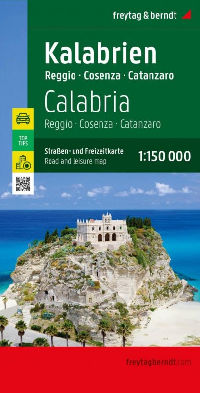 neuveden: Kalábrie 1:150 000 / automapa