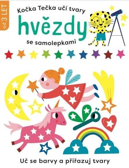 neuveden: Kočka Tečka učí tvary Hvězdy se samolepkami