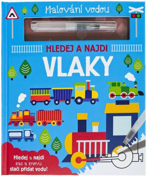 neuveden: Malování vodou Vlaky neuveden: Malování vodou Vlaky