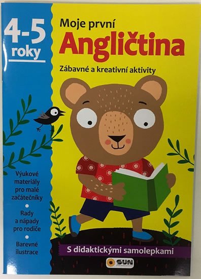 neuveden: Moje první angličtina 4-5 roky - s didaktickými samolepkami