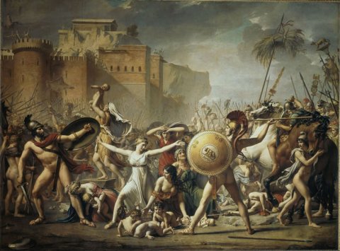 neuveden: Puzzle: Zásah Sabinek: Jacques Louis David (1500 dílků)