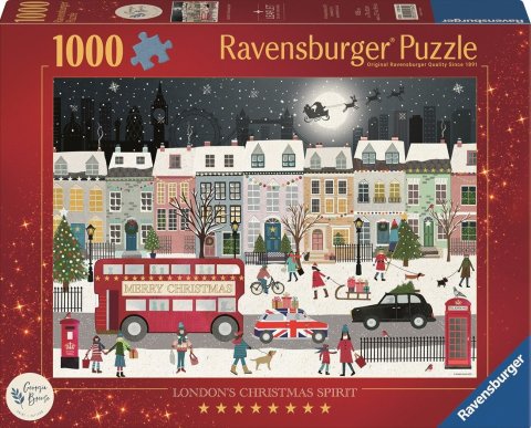 neuveden: Puzzle Vánoční duch Londýna 1000 dílků