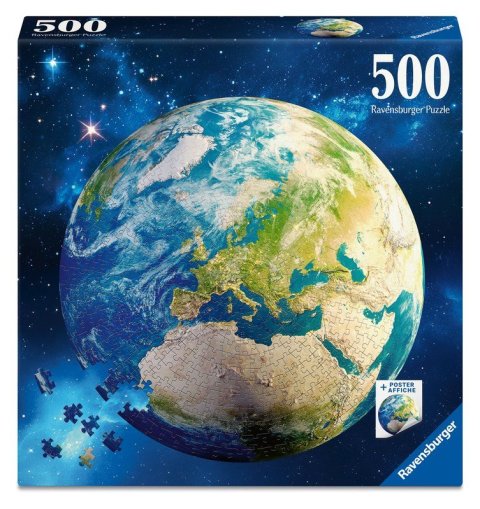 : Kruhové puzzle: Planeta Země 500 dílků