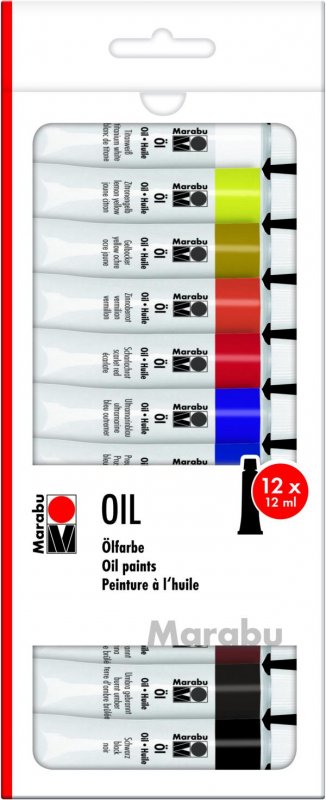neuveden: Marabu olejové barvy 12 x 12 ml