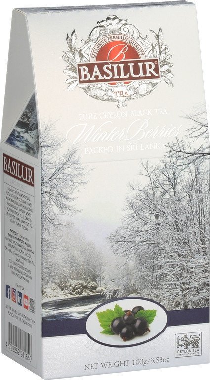 neuveden: BASILUR Winter Berries Blackcurrant papír 100g
