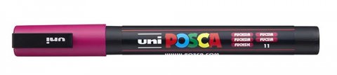 neuveden: POSCA akrylový popisovač - fuchsiový 0,9 - 1,3 mm