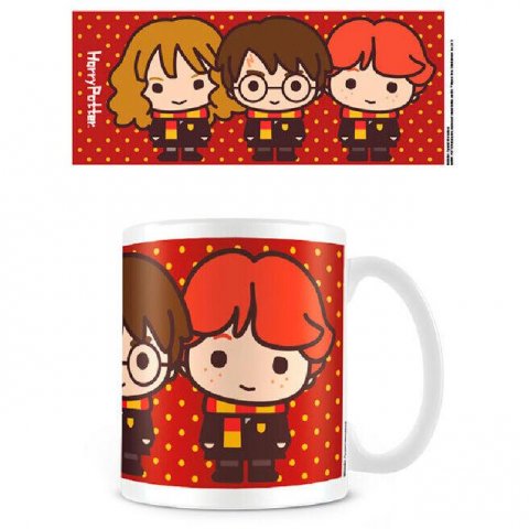 neuveden: Hrnek Harry Potter - Harry, Hermiona, Ron, Chibi 315 ml