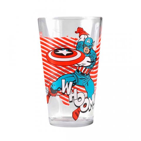 neuveden: Sklenice Captain America 450 ml neuveden: Sklenice Captain America 450 ml