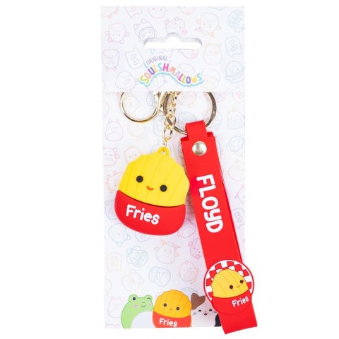 neuveden: Squishmallows FIZZ Přívěsek na klíče - Hranolky Floyd