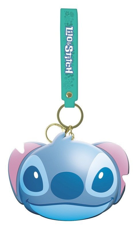 -: Lilo & Stitch Klíčenka s peněženkou Stitch modrá