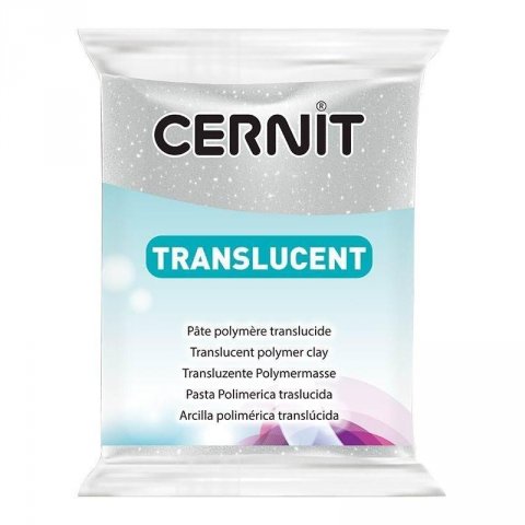 neuveden: CERNIT TRANSLUCENT 56g stříbrná glitter neuveden: CERNIT TRANSLUCENT 56g stříbrná glitter
