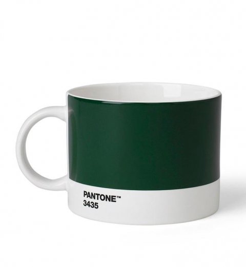 neuveden: Pantone Hrnek na čaj - Dark Green 3435