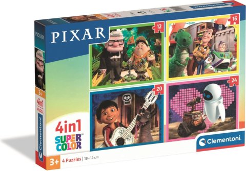 -: Puzzle Pohádky Pixar 4v1 (12+16+20+24 dílků)