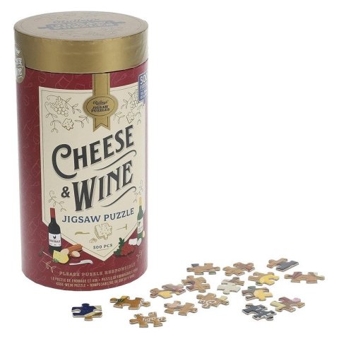 neuveden: Puzzle pro milovníky sýrů a vína 500 dílků