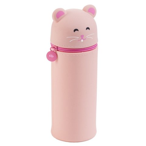 neuveden: Penál se zipem Little Pets - Křeček, růžový