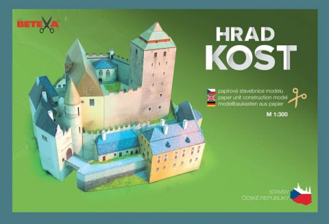 neuveden: Hrad Kost - vystřihovánky