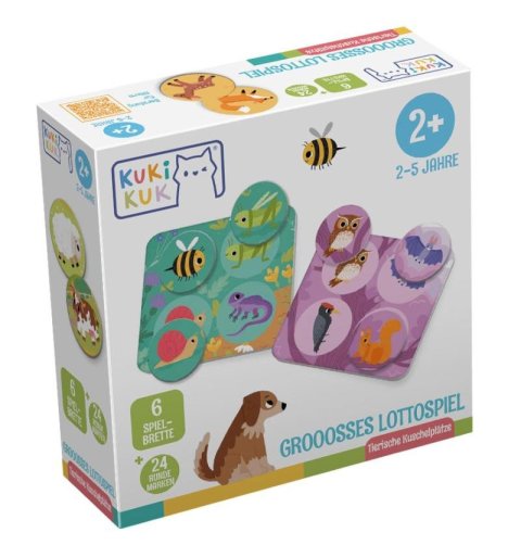 neuveden: Kukikuk Grooosses Lottospiel Tierische Kuschelplätze
