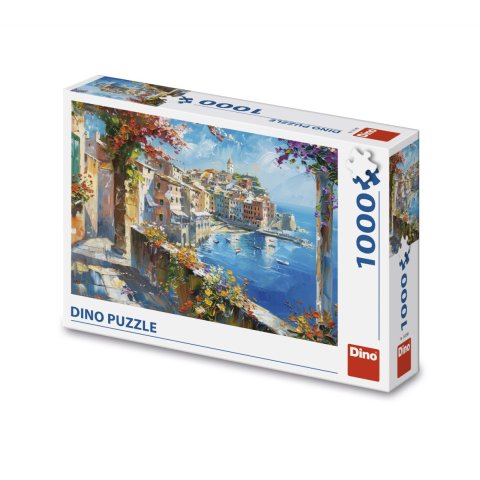 neuveden: Puzzle Středomořské městečko 1000 dílků
