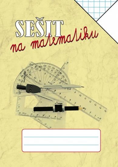 neuveden: Sešit na matematiku A4 čtvereček/bílý list (40stránek)