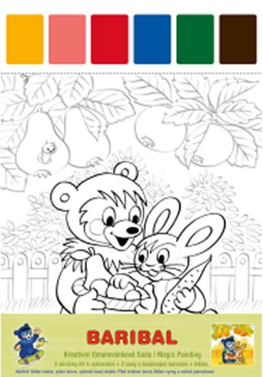 Miler Kateřina: Baribal - Kreativní omalovánková sada Magic Painting Miler Kateřina: Baribal - Kreativní omalovánková sada Magic Painting