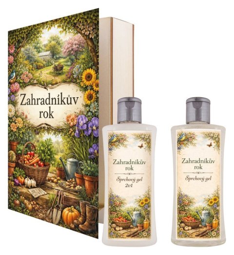 : Kosmetická sada Kniha Zahradníkův rok - 2x sprchový gel 250 ml