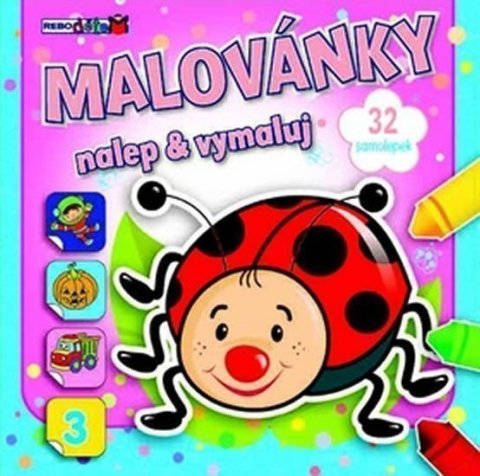 neuveden: Malovánky Beruška - nalep a vymaluj