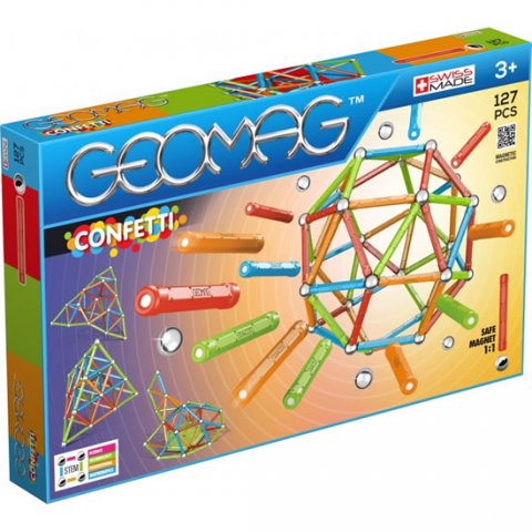 neuveden: Geomag Confetti 127 dílků