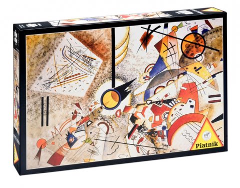 neuveden: Puzzle Kandinsky, Bustling 1000 dílků