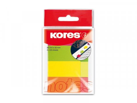 neuveden: 4 barevné sam.bločky 20 x 50 mm - záložk neuveden: 4 barevné sam.bločky 20 x 50 mm - záložk