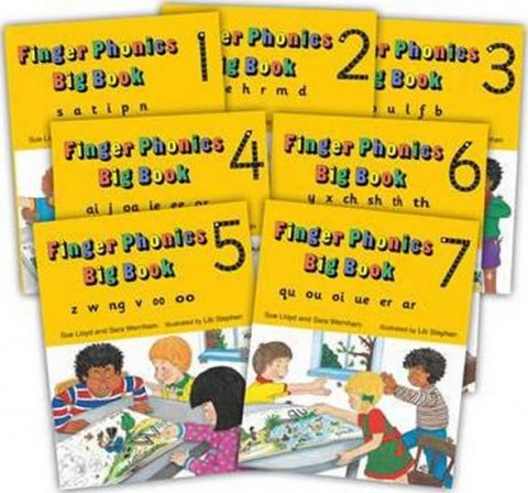 Wernham Sara: Finger Phonics Big Books 1-7 : in Precursive Letters (British English editi