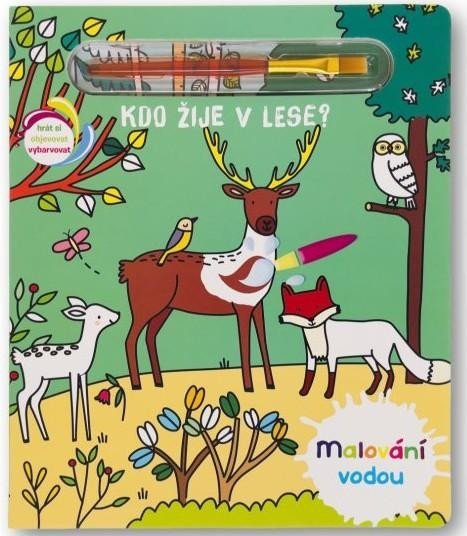 neuveden: Kdo žije v lese? - Malování vodou