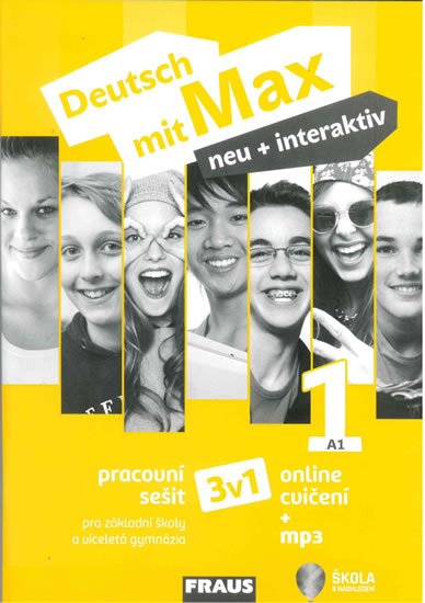 neuveden: Deutsch mit Max neu + interaktiv 1/A1 - Pracovní sešit 3 v 1 + mp3 neuveden: Deutsch mit Max neu + interaktiv 1/A1 - Pracovní sešit 3 v 1 + mp3