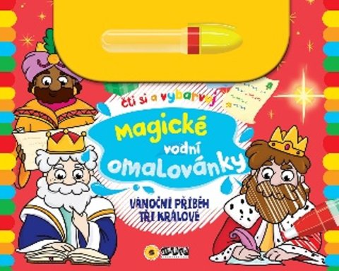 neuveden: Vánoční příběh Tři králové - Magické vodní omalovánky