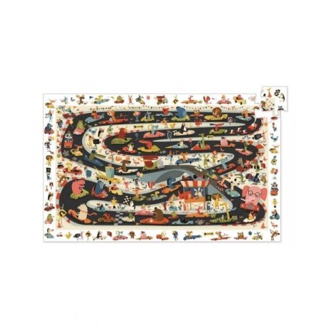 neuveden: DJECO Vyhledávací puzzle Rallye - 54 pcs