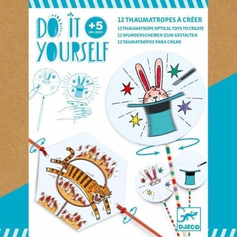 neuveden: DJECO DIY Thaumatropy Cirkus