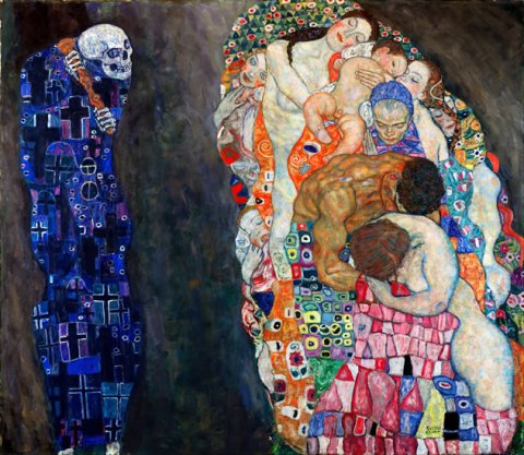 neuveden: Klimt Gustav: Smrt a život - Puzzle/1500 dílků