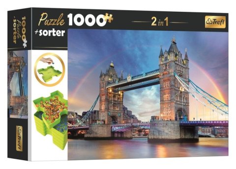 neuveden: Puzzle s třídičem 2v1: Tower Bridge, Londýn 1000 dílků