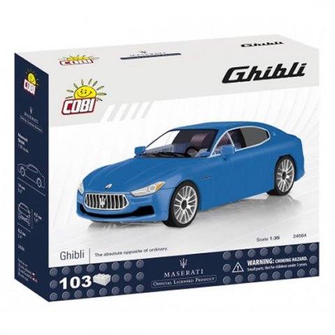 neuveden: Stavebnice COBI 24564 Maserati Ghibli, 135/ 103 kostek neuveden: Stavebnice COBI 24564 Maserati Ghibli, 135/ 103 kostek