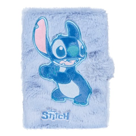 neuveden: Colorino poznámkový zápisník A5 Stitch Fluffy - modrý