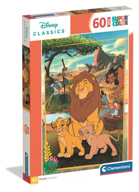 -: Puzzle Lví král MAXI 60 dílků