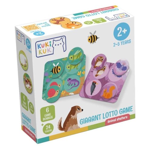 neuveden: KukiKuk Giaaant Lotto Game Animal Shelters