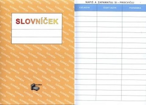 neuveden: Slovníček (A5) - Sešit na slovíčka